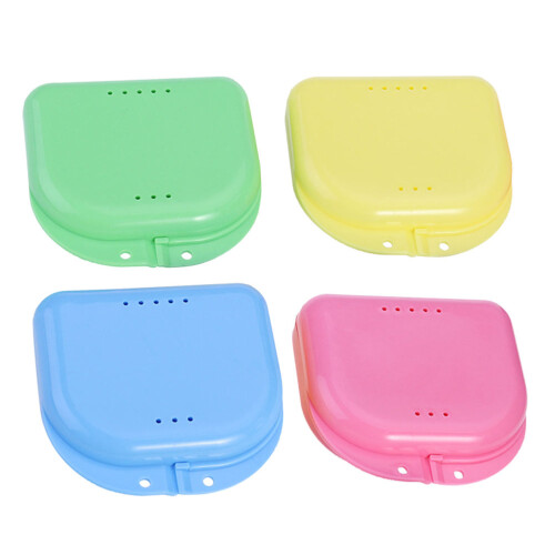 Pcs Cases Storage Boxes Denture Cases (Random Color)