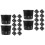 24Pcs Black Mesh Net Pots Plastic Planting Baskets for Hydroponic Use 6
