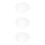 3Pcs White Round Acrylic Cake Boards Reusable Decorative Cake Display 10