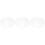 3Pcs White Round Acrylic Cake Boards Reusable Decorative Cake Display 6