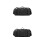 2Pcs Lightweight Black Camping Crossbody Bag Multi-Function Waist Pack 6
