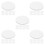 50 Pcs Clear Acrylic Circles Transparent Plastic Discs for Craft 5
