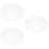 3Pcs White Round Acrylic Cake Boards Reusable Decorative Cake Display 9