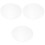 3Pcs White Round Acrylic Cake Boards Reusable Decorative Cake Display 5