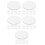 50 Pcs Clear Acrylic Circles Transparent Plastic Discs for Craft 9