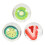 9 Pcs Bouncing Ball Student Supplies Rubber 2
