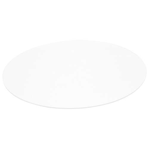 3Pcs White Acrylic Cake Board Round Reusable Cake Display Tray 1