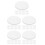 50 Pcs Clear Acrylic Circles Transparent Plastic Discs for Craft 8