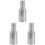 3Pcs Threaded Tip Replacement Extension Poles For Broom Handle Repair 3