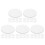50 Pcs Clear Acrylic Circles Transparent Plastic Discs for Craft 6