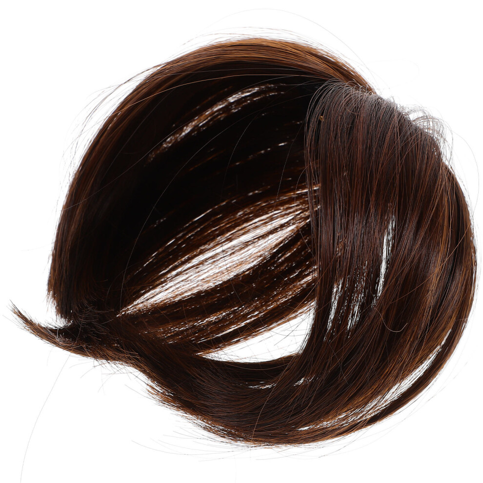 Iplusmile Unisex White 3Pcs Clip On Hair Topper For Thinning Hair Women Fiber Wiglet