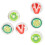 9 Pcs Bouncing Ball Student Supplies Rubber 9