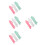 12Pcs Reusable Plastic Cake Swag Marker and Pastry Measuring Tool 5