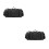 2Pcs Lightweight Black Camping Crossbody Bag Multi-Function Waist Pack 3