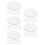50 Pcs Clear Acrylic Circles Transparent Plastic Discs for Craft 4