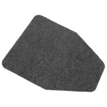 3Pcs Absorbent Bathroom Urinal Mats PVC Non-Slip Floor Pads Dark Grey