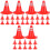 36 Pcs Traffic Roadblocks Simulation Sand Table Diy Road Cone Signs 9