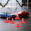36 Pcs Traffic Roadblocks Simulation Sand Table Diy Road Cone Signs 4