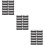 36Stk USB Flash Speicher Organizer Durable Metallbox Schwarz 9