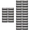 36Stk USB Flash Speicher Organizer Durable Metallbox Schwarz 6