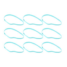 18Pcs Cloth Green Sports Headband Yoga Hairband for Sweat Control