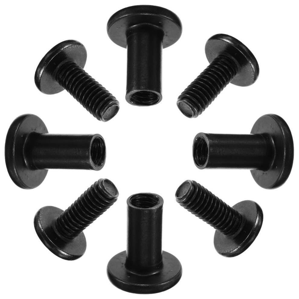 300Pcs Black Hex Drive Fastener Screws Nuts For Motorcycle Fairing 3631372273548