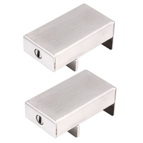 Window Lock For Kids Silver Adjustable Spacing 4pcs