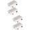 Window Lock For Kids Silver Adjustable Spacing 4pcs 7