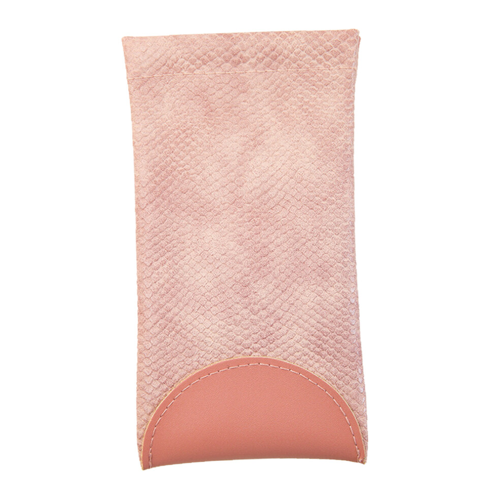 Aboofan Light/Pink 2Pcs Pu Glasses Bag Water-Resistant Eyeglasses Case