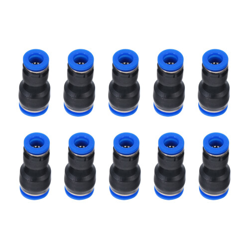 20 Pcs Plastic Quick-Connect Fittings Hose Compressor Connectors