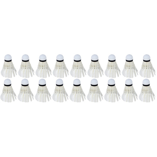36Pcs Durable White Shuttlecocks for Badminton School and Outdoor Use 2
