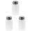 3 Pack Makeup Remover Pump Dispenser Polish Foam Bottle Push Down 3