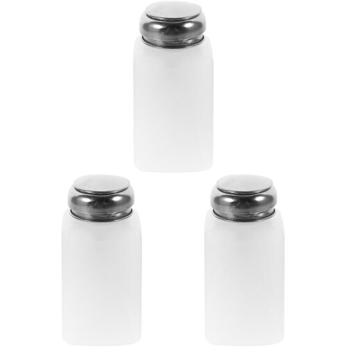 3 Pack Makeup Remover Pump Dispenser Polish Foam Bottle Push Down 2