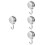 4pcs Suction Hooks Wall Mounted Hooks Bathroom Storage Reusable For Bathroom Accessories 6