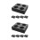 10Pcs Stable Black Epe Multi Cup Holder Tray for Coffee and Tea Drinks 5