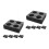 10Pcs Stable Black Epe Multi Cup Holder Tray for Coffee and Tea Drinks 8