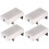 Window Lock For Kids Silver Adjustable Spacing 4pcs 2