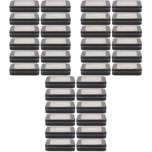 36Stk USB Flash Speicher Organizer Durable Metallbox Schwarz 2