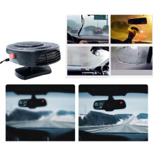 2Pcs Portable Car Electric Heater Heating Defroster Fan