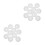 20Pcs White Drum Sealing Lids Threaded Plastic Caps for Buckets 9