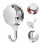 4pcs Suction Hooks Wall Mounted Hooks Bathroom Storage Reusable For Bathroom Accessories 10