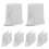 12Pcs White Plastic Crank Handle Storage Brackets for Roller Shutters 1