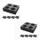 10Pcs Stable Black Epe Multi Cup Holder Tray for Coffee and Tea Drinks 3