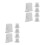12Pcs White Plastic Crank Handle Storage Brackets for Roller Shutters 7
