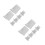 12Pcs White Plastic Crank Handle Storage Brackets for Roller Shutters 10