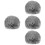 4pcs Microphone Cover Windscreen Furry Wind Cover For Mic Sponge Protector Microphone Accessories 8