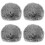 4pcs Microphone Cover Windscreen Furry Wind Cover For Mic Sponge Protector Microphone Accessories 7