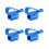 4Pcs Fish Tank Hose Clips Blue Adjustable Aquarium Filter Pump Holders 5