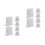 12Pcs White Plastic Crank Handle Storage Brackets for Roller Shutters 6