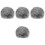 4pcs Microphone Cover Windscreen Furry Wind Cover For Mic Sponge Protector Microphone Accessories 5